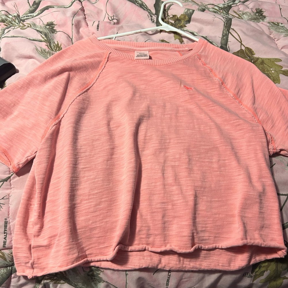 pink shirt barely worn
